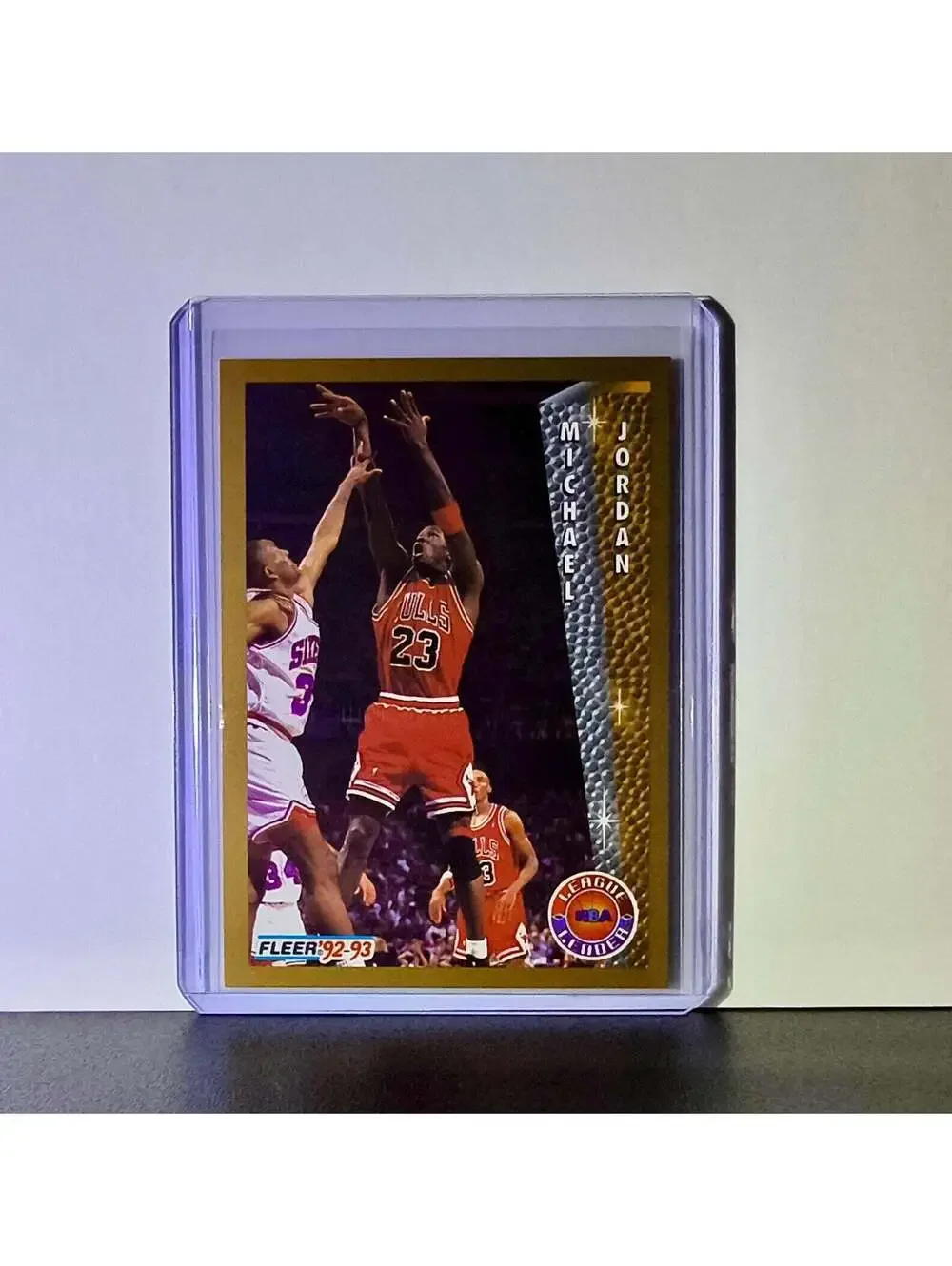 Michael Jordan 1992-93 Fleer League Leader #238 Basketball Card Chicago Bulls